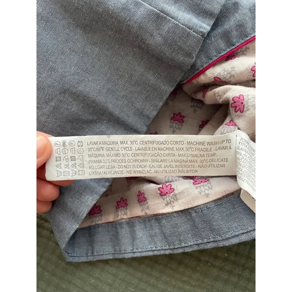 Zara‎ BabyGirl Gray Chore Coat Zip Up Rain Jacket 18-24 Months Spring Toddler